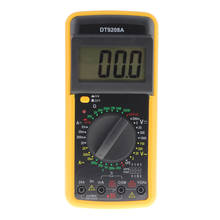 DT-9208A Digital Multimeter Volt Amp Ohm Hz AC/DC Temperature Hertz Tester Automotive Electrical Dmm Transistor Peak Tester 2022 - buy cheap