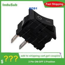 5PCS KCD1Round Rocker Switch 2 Pin ON-OFF 2 Position  6A/250VAC 10A/125VAC Mini Momentary Push Button 2024 - buy cheap