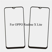 Oppo-tela sensível ao toque para realme x lite, painel de vidro com tela sensível ao toque, sem cabo flexível, 2 peças 2024 - compre barato