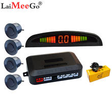 Car Audio Buzzer Alarm Monitor Detector System Display Car Auto Reversing LED Parking With 4 Sensors Buzzer Car Parking Sensor 2024 - buy cheap