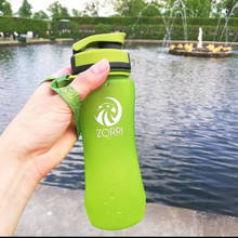 ZORRI Scrub Sports Bottle Portable Plastic Bottle Leak-proof Travel Cup Yoga Camping Drinking Apparatus BPA free bottle 2024 - buy cheap