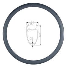 700c 38mm clincher road bike carbon rim 23mm width UD 3K 12K 3K Twill matte glossy 16H 18H 20H 21H 22H 24H 28H 32H basalt brake 2024 - buy cheap