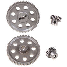 2pcs (21t+64t) 11184 11181 differential metal main gear 64t motor gear 21t 2024 - buy cheap