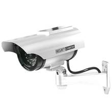 Simulation Dummy Fake Camera Solar Waterproof Outdoor Security CCTV Surveillance False Camera Bullet Webcam 2024 - buy cheap