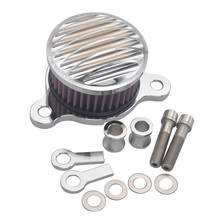 Kit de sistema de filtro de admissão para moto harley sportster xl, 883, 1200, acessórios para motor 88-15 2024 - compre barato