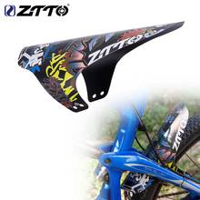 Fenders On For MTB Road Bike Fenders Fixed Gear Front Rear Mudguard Ultralight 3D Printed Pattern Cycling Mud Guard 2024 - buy cheap