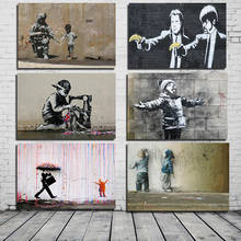 Canvas HD Prints Wall Art Banksy Classic Modular Graffiti Posters Paintings for Living Room Home Decoration Pictures Framework 2024 - buy cheap