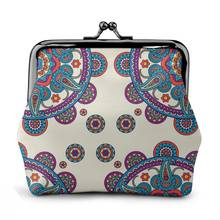 NOISY DESIGNS Boho Flower Print Women Lady Retro Vintage Leather Small Wallet Hasp Purse Clutch Bag Girls Monederos Dropshipping 2024 - buy cheap