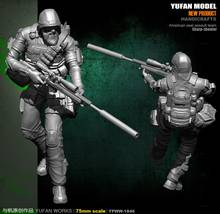 Yufan Model 75mm Resin Figure U.s. Army Ghost Sniper Resin Soldier model kits self-assembled YFWW-1846 2024 - buy cheap