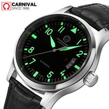 Reloj Hombre Carnival Brand Military Watch Men Luxury Fashion Luminous Waterproof Sapphire Crystal Mechanical Automatic Watches 2024 - buy cheap