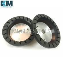 Free Shipping!KM Economy Beveller Resin wheels 150x22(or12)-16x10 #3,#4,#5,#6,Used for glass bevelling machine. 2024 - buy cheap