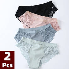 2 Pcs Cotton Panties Sexy Panty Lace Panties Women Underwear Lingerie Panties for Female Ladies Briefs Pantys Underpants 2024 - buy cheap