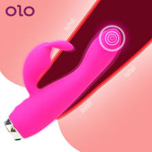 Olo 10 velocidades erótico coelho vibrador clitóris estimulador g-ponto vibração brinquedos sexuais para produtos sexuais feminino masturbador