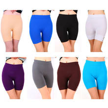 Pantalones cortos de Fitness para mujer, pantalón informal ajustado de cintura alta, de verano, hasta la rodilla, color negro 2024 - compra barato