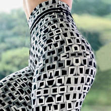 Leggings com estampa 3d digital de cintura alta para mulheres, leggings esportivas com bojo para corrida e musculação, roupas femininas ddlg 2024 - compre barato