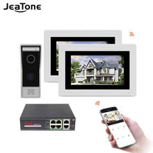 7'' Wireless WIFI IP Video Door Phone Intercom Door Bell Speaker Access Control System Touch Screen Motion Detection 2 Apartment 2024 - buy cheap