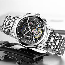 2020 LIGE Fashoin Mens Watches Top Brand Luxury Automatic Mechanical Tourbillon Watch Men Stainless Steel Waterproof Wrist Watch 2024 - buy cheap