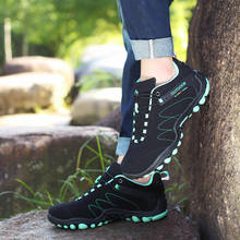 SENTA Spring Hiking Shoes Men Women Waterproof shoes Wear-resisting Climbing Mountain Shoes Leather Sport Sneakers Trekking Boot 2024 - buy cheap