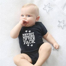 2019 Summer Newborn Infant Baby Boys Girls Cotton Short-sleeved Romper New Member of the Pack Combination Baby Clothes 2024 - buy cheap