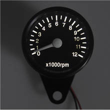 Motorcycle RPM Gauges Speedometer Black Metal Shell 12V LED Digital Backlight And Tachometer Meter Odometer Instrument Assembly 2024 - buy cheap