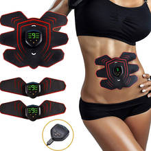 Estimulador de estimulación muscular inalámbrico, dispositivo de entrenamiento para adelgazar, masaje EMS, vibración 2024 - compra barato