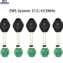 5 pçs * chave remota do carro para bmw ews x3 x5 z3 z4 1/3/5/7 série keyless entrada transmissor 2024 - compre barato