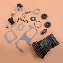 Novo kit de pistão para juntas de admissão, 44mm, substituição para motor de motosserra husqvarna 340, 345, 350 2024 - compre barato