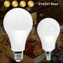 WENNI-bombilla LED E14 220V, 3W, 6W, 9W, 12W, 15W, 18W, 20W, lámpara LED E27, foco de luz LED 240V, Bombillas de iluminación interior 2835 SMD 2024 - compra barato