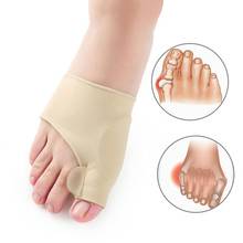 1 пара, разделитель большого пальца стопы, вальгусная деформация большого пальца стопы Корректор ортопедический, коррекция большого пальца стопы, выпрямитель носок для педикюра 2024 - купить недорого