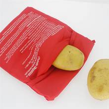Микроволновая печь для выпечки картофеля, мешок для приготовления запеченного картофеля, карманы для риса, моющийся мешок 2024 - купить недорого