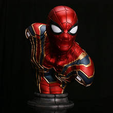 Hasbro-figuras de los vengadores, Superhéroes, Spider Man, busto de resina para decoración de escritorio, estatua de colección, juguetes, regalo de cumpleaños, 38cm 2024 - compra barato