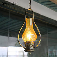 Retro Kerosene Pendant Lights Hanglamp for Dining Room Bedroom Home Decor Hanglamp Led Light Fixtures Loft Industrial Luminarias 2024 - buy cheap