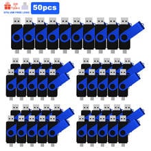 50pcs/lot High Speed USB 2.0 Flash Drive OTG Pen Drive 128gb 64gb Usb Stick 32gb Pendrive Flash Disk for Photography Free logo 2024 - buy cheap