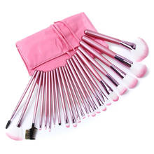Professional 22pcs Pink Makeup Brushes Set Foundation Powder Blusher Contour Eyeshadow Beauty Cosmetics Make Up Brush Kit Tools 2024 - buy cheap
