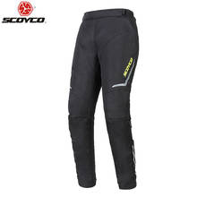 SCOYCO Motorcycle Pants Men Motocross Keep Warm Pantalon Moto Riding Trousers  Pants With Knee Protective Gear P072 2024 - buy cheap