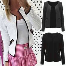 Women's Spring Jacket Women Chaqueta Mujer Pocket Zipper Casual Coat Puls Size Tartan Cardigan Slim Fit Outerwear Autumn Jackets 2024 - buy cheap