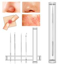 1Pc Stainless Steel Blackhead Pimple Remover Acne Clip Pore Cleaner Face Cleaning Needle Skin Care Tool PVC/steel Box Container 2024 - buy cheap