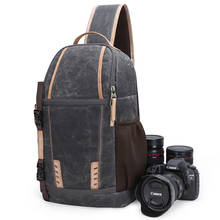 Waterproof Camera Bag Backpack Large Capacity Shockproof Lens Bags Photo Camera Sling Bag Shoulder DSLR for Canon Nikon Sony SLR 2024 - buy cheap