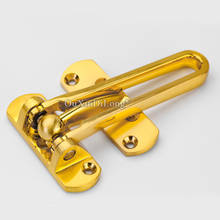 Brand New 2PCS Zinc Alloy Door Lock Hasp Home Hotel Security Anti-theft Chain Door Latch + Screws 2024 - buy cheap