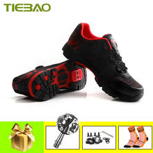 TIEBAO-zapatos de Ciclismo de ocio para hombre y mujer, zapatillas de bicicleta de montaña con autosujeción, calzado de pedales SPD para Triatlon 2024 - compra barato