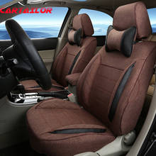 Capa de assento para carros, conjunto de roupa de linho para kia sportage 2011, 2012, 2013, suporte para proteção de assentos 2024 - compre barato