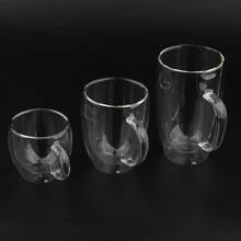 Office Coffee / Tea Mugs Double Wall Drinking Glasses Espresso Latte Cappuccino Glassware 2024 - buy cheap