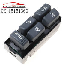 Interruptor único para vidros elétricos, interruptor para 1500 2500 escalade jimmy yukon gmc cadillac truck 1995-2005 15151360 19244658 2024 - compre barato