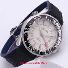 Bliger 41mm Automatic Watch Men Luxury Sapphire Crystal Rubber Strap Mechanical GMT Watch Luminous Waterproof Wristwatch Men 2024 - buy cheap