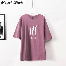 GlacialWhale Men's T-shirt Men 2021 New Summer Tops Print T-shirts Japanese Streetwear Harajuku Casual Oversized T Shirt For Men 2024 - buy cheap