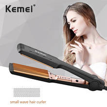 Hair Iron Styling Tools Volume Hair Curler with Hair Straightener Ceramic Curling Iron Corrugat  ION- 2024 - buy cheap