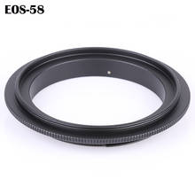 EOS-58mm Macro Reverse lens Adapter Ring for Canon DSLR EF Mount 2024 - buy cheap