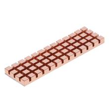 Disipador térmico de cobre puro, adhesivo conductor térmico para M.2 NGFF 2280 PCI-E NVME SSD, 70x20MM de espesor, 1,5/2/3/4MM 2024 - compra barato