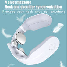 EMS Smart Pulse Cervical Massager Shoulder and Neck Massager Heating Relax Cervical Vertebra Physiotherapy Massage Health Care 2024 - buy cheap
