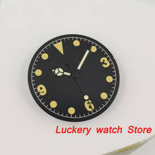 28.5mm black dial and hands luminous marks fit for MIYOTA 8215;Mingzhu 2813 3804 Automatic Movement 2024 - buy cheap